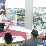 Bupati Bangkalan Abdul Latif Imron Amin saat mencanangkan Bangkalan Plaza sebagai Mal Tangguh Covid-19, Kamis (11/6/2020).