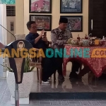 Menteri Perdagangan, Zulkifli Hasan, ketika menyampaikan paparannya. Foto: HENDRO SUHARTONO/BANGSAONLINE