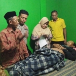 Jenazah korban saat di rumah duka.