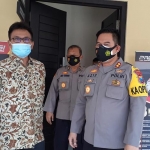 Anggota DPR RI Komisi III, Johan Budi saat kunker ke Polres Ponorogo.