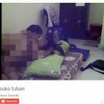 Salah satu cuplikan video porno berjudul "Udin suko tuban" di Youtube. foto: youtube