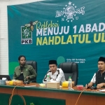 Fauzan Fuadi, S.I.Kom. (dua dari kanan), Ketua Fraksi PKB DPRD Jatim. foto: DIDI ROSADI/ BANGSAONLINE