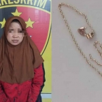 Tersangka dan barang bukti saat diamankan di Polsek Panceng. Foto: Ist