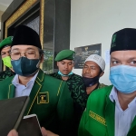 Ketua DPC PPP Bangkalan terpilih, R Abdul Latif Amin Imron (kiri), bersama Sekretaris DPW PPP Jatim, Habib Salim Quraisy.