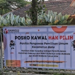 Posko Kawal Hak Pilih di Kota Batu.