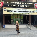 Suasana di Mapolresta Sidoarjo