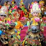 Festival seni tari Jaran Slining yang digelar Disbudpar Lumajang, Maret lalu. (imron/BANGSAONLINE)