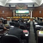 Suasana sidang paripurna DPRD Tuban.