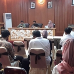 Suasana ketika rapat virtual yang diadakan oleh Dinas PUPR Kota Probolinggo.