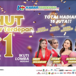 Poster berbagai lomba dan hiburan yang digelar dalam rangka menyambut HUT
ke-1 Kabarterdepan.com