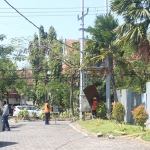 Proses pembangunan gedung Graha Pelayanan Terpadu di Kompleks Perkantoran Raci. (foto: ist).