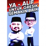 Karikatur Gus Yani - Asluchul Alif yang viral dan jadi perbincangan netizen Gresik.