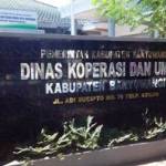 Kantor Dinas Koperasi dan UMKM Banyuwangi. foto: Nanang/BANGSAONLINE