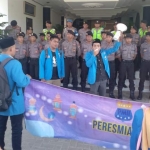 Aksi PMII Tuban saat menggelar aksi di depan gedung DPRD.