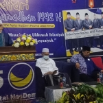 Jajaran Partai Nasional Demokrat (Nasdem) Jawa Timur mengelar Safari Ramadan ke Pondok Pesantren (Ponpes) Roudlotun Nursalim Podokaton di Desa Bayeman, Kecamatan Gondangwetan, Kabupaten Pasuruan, Minggu (2/5/2021). (foto: ist)