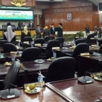 Suasana sidang pengambilan sumpah dan janji Wakil Ketua DPRD Tuban.