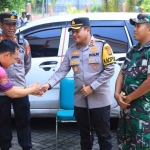 Patroli bersama Kapolres dengan Dandim Ngawi.