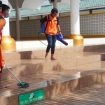 BP Pramuka Sumenep gelar baksos di Masjid Jamik Sumenep.