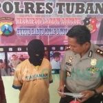 Pelaku saat di Mapores Tuban