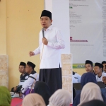 Muhammad Fawait saat road show apel sholawat kebangsaan di wilayah Jember - Lumajang. foto: Ist.