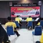 Kegiatan rapid test di Polres Ngawi.