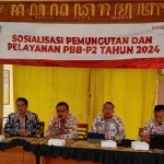 Sosialisasi pemungutan dan pelayanan PBB-P2 oleh BPKPAD Tuban. Foto: Ist.