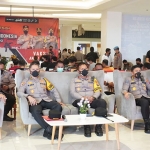 Suasana Zoom Meeting Vaksinasi Serentak di Transmart Sidoarjo.