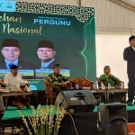 Prof. Dr. H. Muhammad Ali Ramdhani, Dirjen Pendis Kemenag RI saat menjadi narasumber dalam Sarasehan Pendidikan Nasional Kongres III Pergunu.