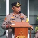 Kapolres Ngawi, AKBP Dwiasi Wiyatputera, saat memberi arahan.