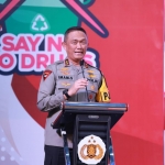 Kapolda Jatim, Irjen Pol Imam Sugianto saat memberi sambutan