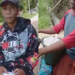 Sejumlah KPM di Desa Panglegur, Pamekasan, tampak membawa beras berkarung-karung usai pencairan BLT BBM, BPNT dan PKH. Harusnya, bantuan tersebut diterimakan dalam bentuk tunai.