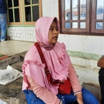 YN, istri Abu Umar, terduga teroris yang diamankan Densus 88 Anti Teror.