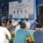 Suasana rapat dan tasyakuran pengurus DPC Partai Demokrat Pamekasan.