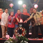 Gubernur Khofifah saat membuka Festival Rujak Uleg 2023.