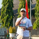 Wakil Wali Kota Pasuruan Adi Wibowo (Mas Adi) saat acara jalan santai berlangsung