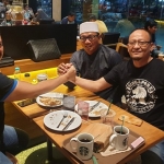 Syaiful Anwar, Ahmad Nurhamim, dan Achmad Nadlir dalam suatu pertemuan. foto: ist


