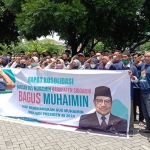 Relawan Bagus Muhaimin Sidoarjo saat menggelar konsolidasi dukungan untuk Ketua UMUM PKB. Foto: Ist