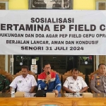 Sosialisasi yang dilakukan PT Pertamina EP Cepu Field terkait perawatan sumur di Distrik Tapen yang berada di Desa Sidoharjo, Kecamatan Senori, Tuban.