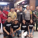 Bupati Blitar Rijanto beserta Kepala OPD nonton bareng Film Kaweroh Jroning Blitar (Kawetar) hari ini, Senin (22/4/2019) di CGV Blitar.