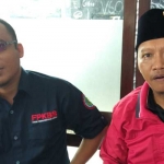 Ketua FPKBS Imam Taufik dan Ketua Korwil Lira Jember Martin Rahmanto.