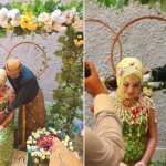 Prosesi tingkepan atau 7 bulan kehamilan istri kedua Bupati Bangkalan, Ayu Khoirunita.