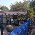 Suasana peringatan HUT Partai Demokrat Pacitan ke-17.