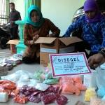 Tumpukan obat yang diamankan petugas BPOM Surabaya. 