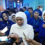 Cagub Jatim nomor urut 1, Khofifah Indar Parawansa melakukan safari politik ke partai-partai pengusung dan pendukung. Foto: DIDI R/BANGSAONLINE