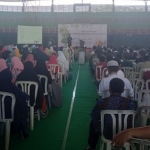 Suasana Halal Bihalal Ikadi Sidoarjo, di Gedung Serbaguna GOR Delta, Minggu (23/6). foto: ist