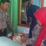 Bayi yang ditemukan dibawa ke Puskesmas Ngoro.