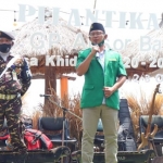 Gus Syafiq Syauqi, Ketua PW GP Ansor Jatim dalam sebuah acara. foto: istimewa