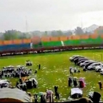 Suasana lapangan SGRP saat dipakai istighosah kubro.