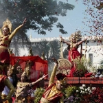 Penampilan PT Gudang Garam Tbk. di Parade Bunga dan Budaya Surabaya Vaganza (dok. Ist)