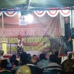 Resepsi HUT RI ke 74 di Kelurahan Ardirejo Situbondo.